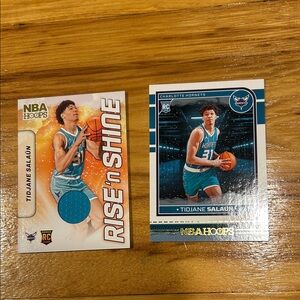 NBA Hoops Charlotte Hornets Rookie card set Tidjane Salaun Patch